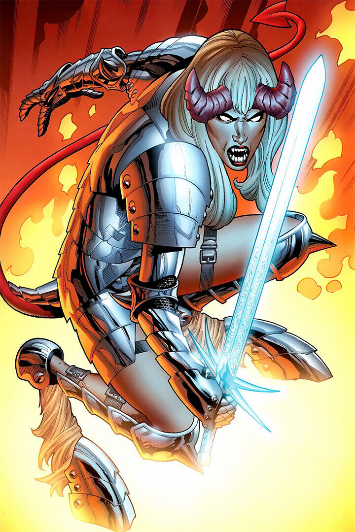 Magik X-men Mutant Comic Book Female Character Poster Wall Art Print Home Wall Decor - xonomax