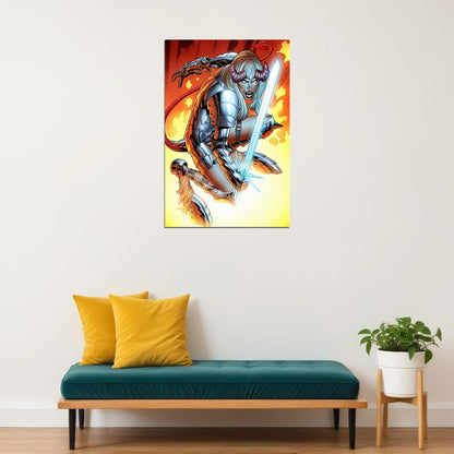 Magik X-men Mutant Comic Book Female Character Poster Wall Art Print Home Wall Decor - xonomax