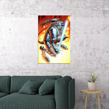 Magik X-men Mutant Comic Book Female Character Poster Wall Art Print Home Wall Decor - xonomax