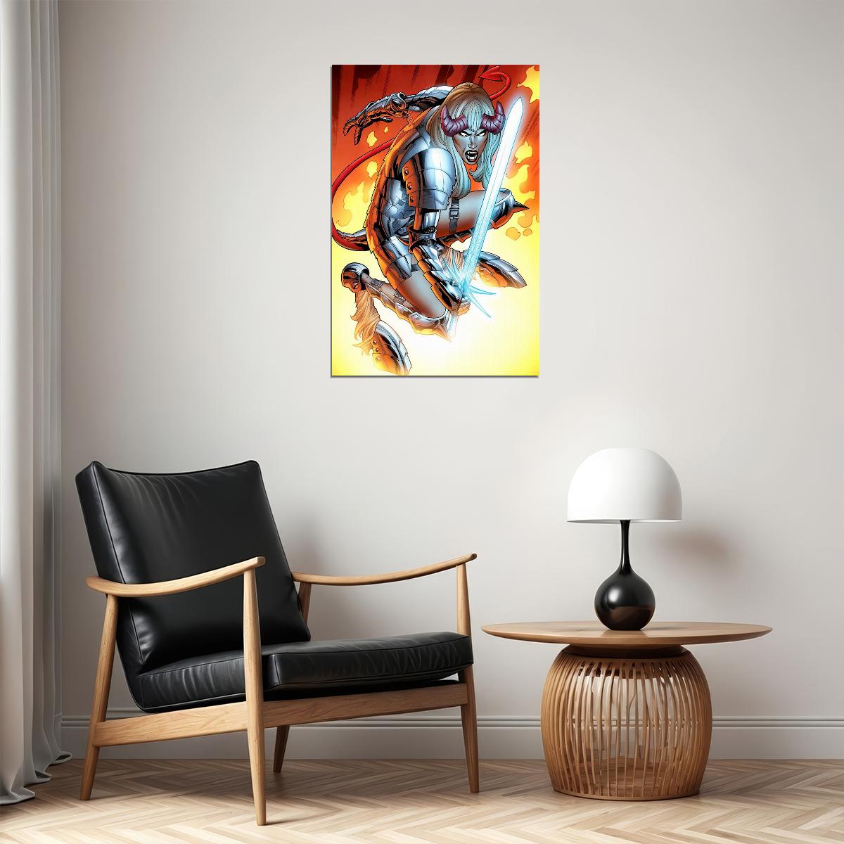 Magik X-men Mutant Comic Book Female Character Poster Wall Art Print Home Wall Decor - xonomax