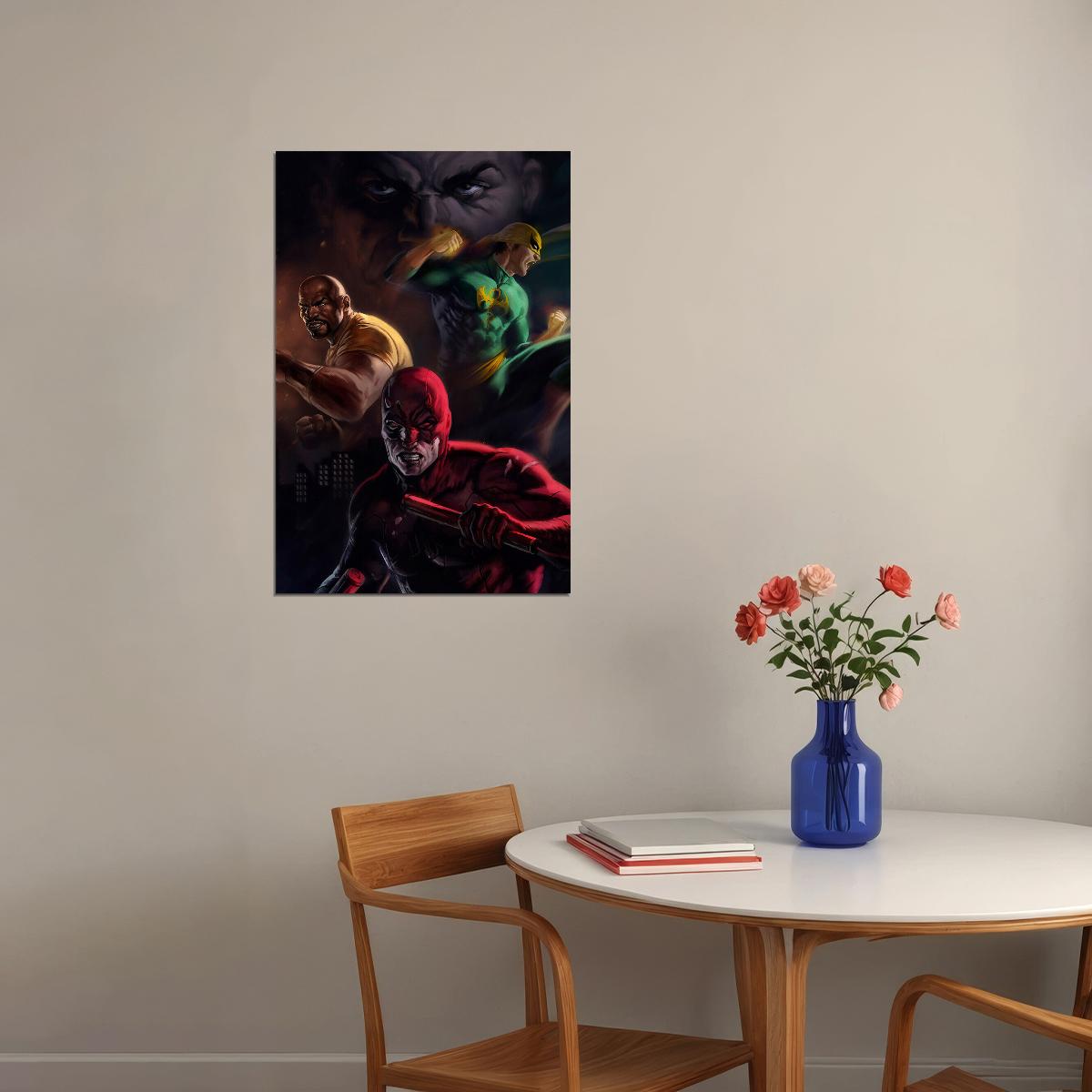 Iron Fist Fictional Comic Book Characters Poster Wall Art Print Home Wall Decor