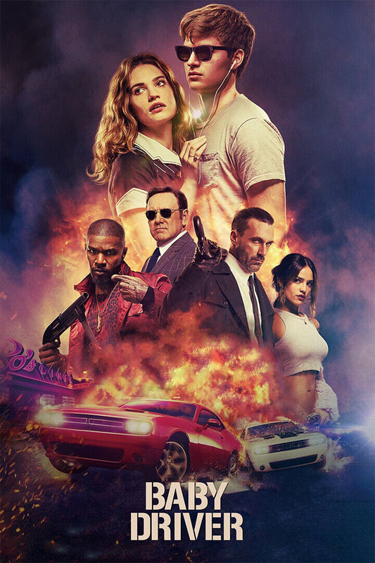Baby Driver Action Movie 2017 Poster Wall Art Print Home Wall Decor - xonomax