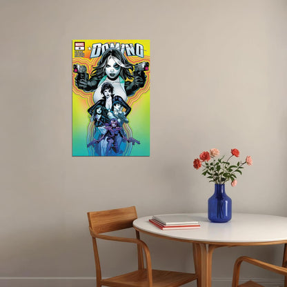 Domino And Dazzler Comicbook Cover Poster Wall Art Print Home Wall Decor