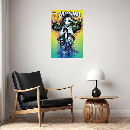 Domino And Dazzler Comicbook Cover Poster Wall Art Print Home Wall Decor