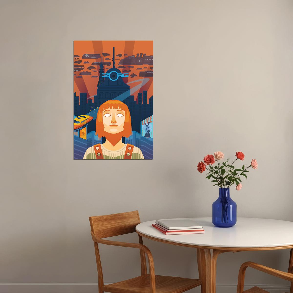 The Fifth Element Film Mila Jovovich Poster Wall Art Print Home Wall Decor - xonomax