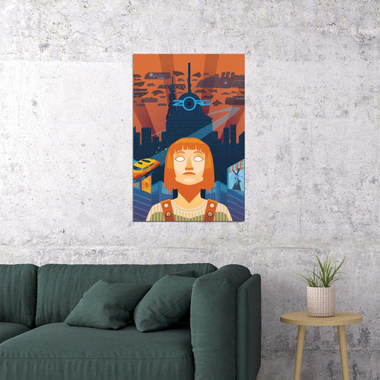 The Fifth Element Film Mila Jovovich Poster Wall Art Print Home Wall Decor - xonomax