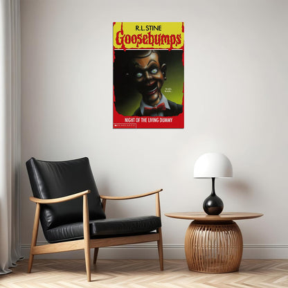 Goosebumps Night Of The Living Dummy Cover Poster Wall Art Print Home Wall Decor