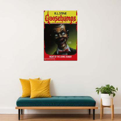 Goosebumps Night Of The Living Dummy Cover Poster Wall Art Print Home Wall Decor