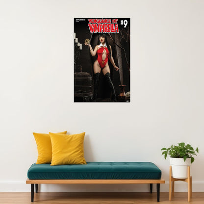 Vampirella Vengeance No9 Skull Snake Poster Wall Art Print Home Wall Decor