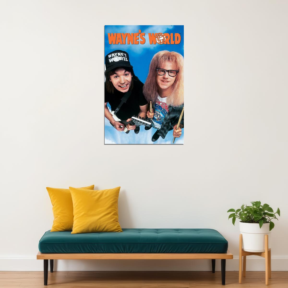 Wayne's World American Comedy Wayne Garth Poster Wall Art Print Home Wall Decor - xonomax