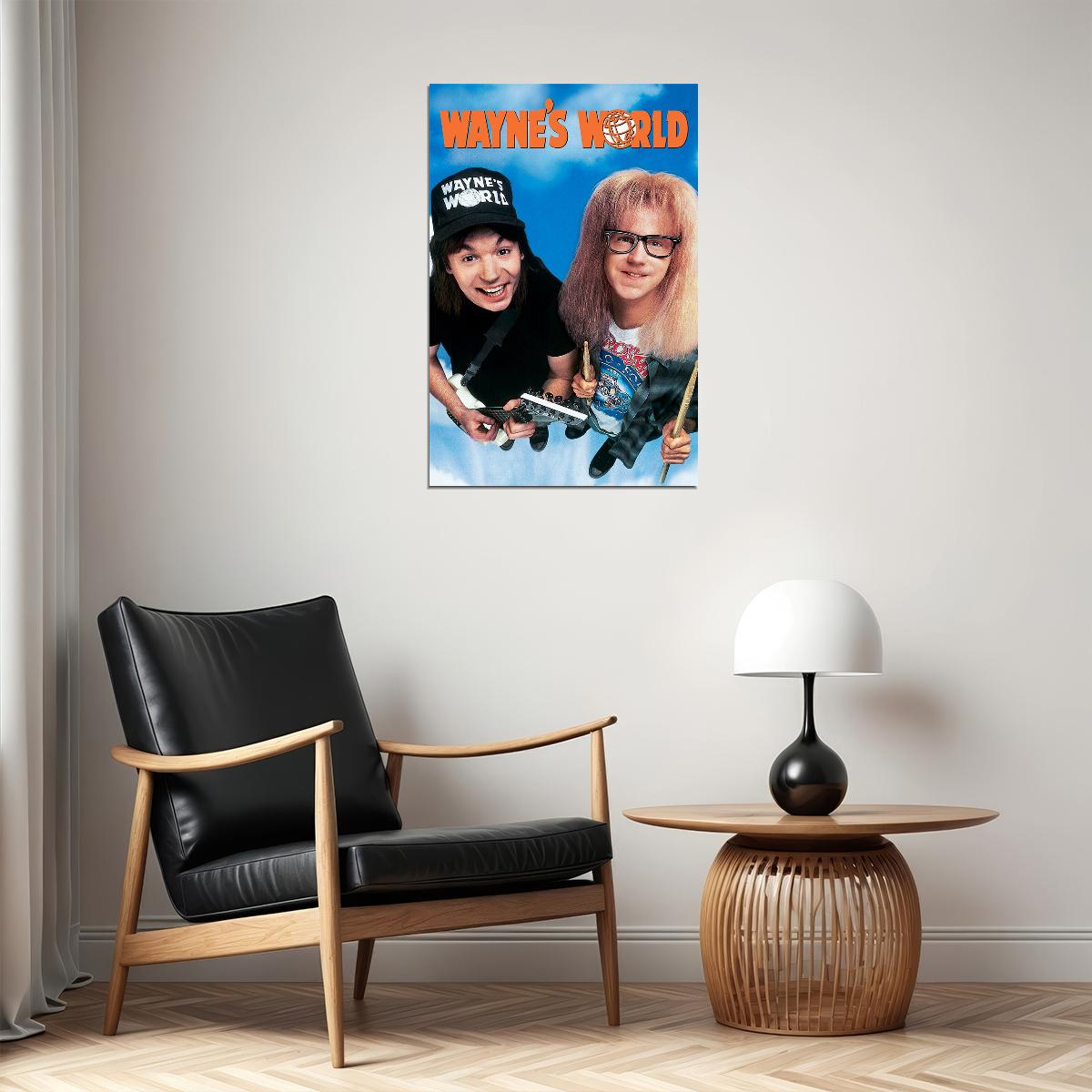 Wayne's World American Comedy Wayne Garth Poster Wall Art Print Home Wall Decor - xonomax