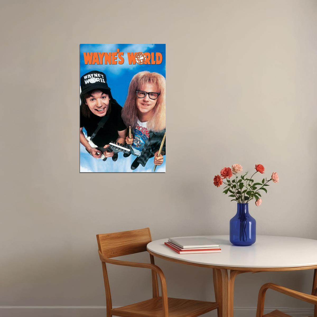 Wayne's World American Comedy Wayne Garth Poster Wall Art Print Home Wall Decor - xonomax