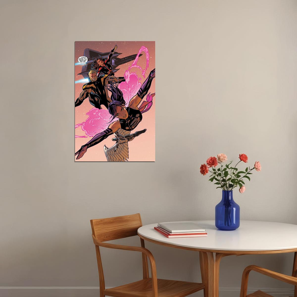 Uncanny X-men Archangel Psylocke Poster Wall Art Print Home Wall Decor