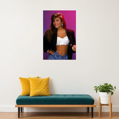 Saved By The Bell Kelly Kapowski Poster Wall Art Print Home Wall Decor - xonomax