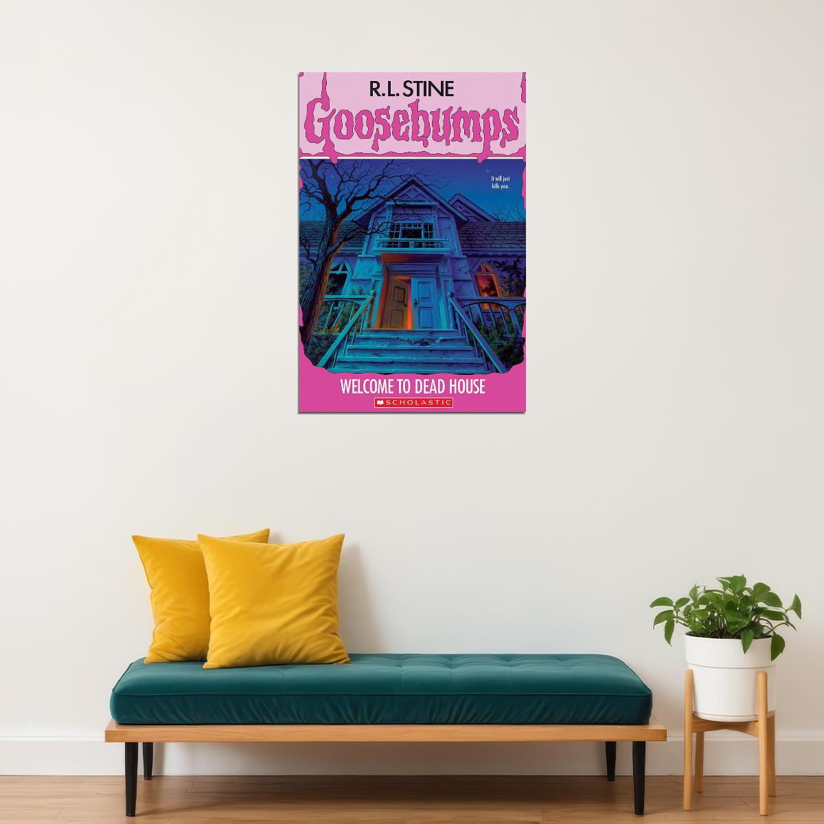 Welcome To Dead House Goosebumps Poster Wall Art Print Home Wall Decor - xonomax