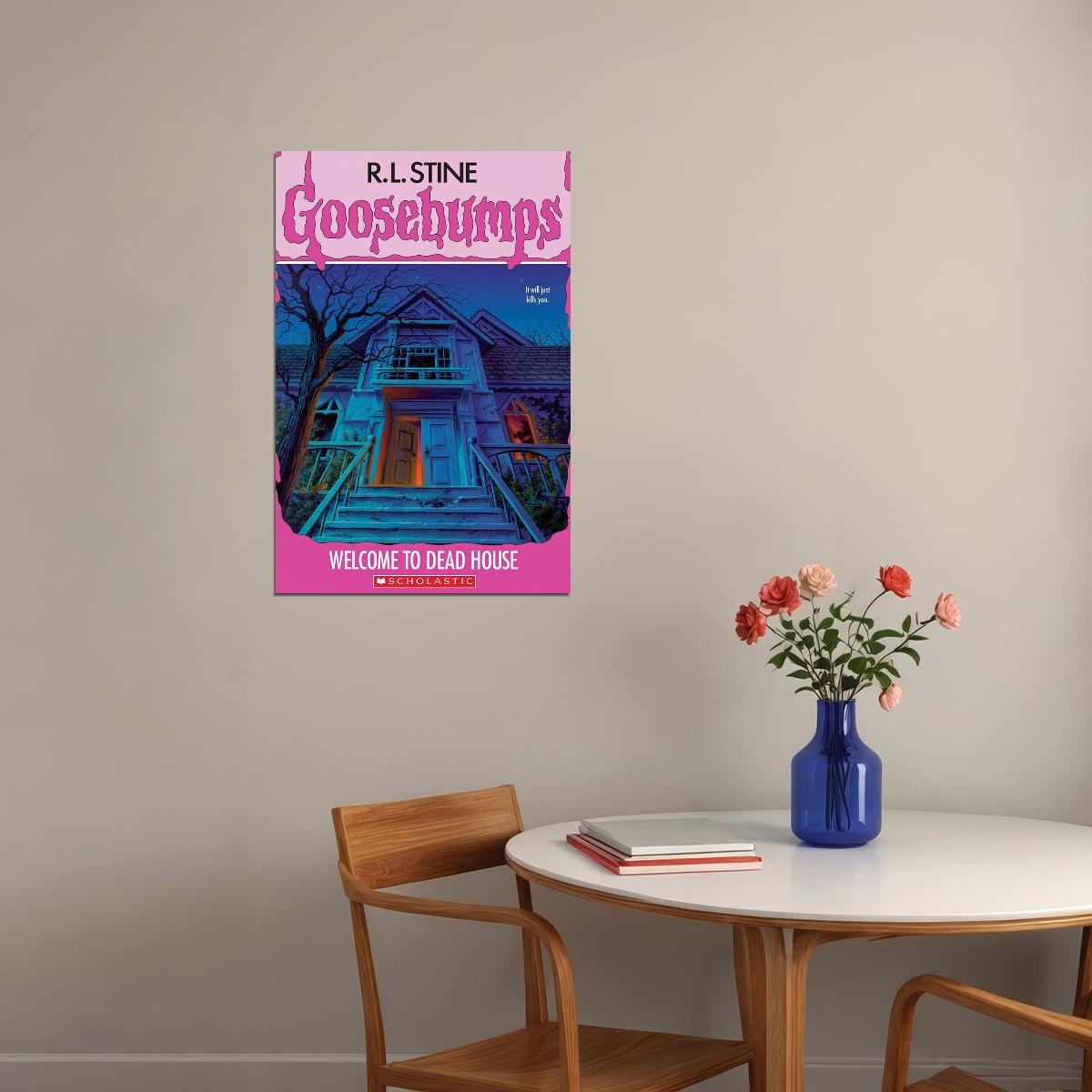 Welcome To Dead House Goosebumps Poster Wall Art Print Home Wall Decor - xonomax