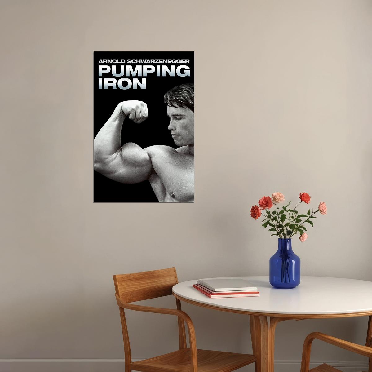 Arnold Schwarzenegger Pumping Iron Poster Wall Art Print Home Wall Decor