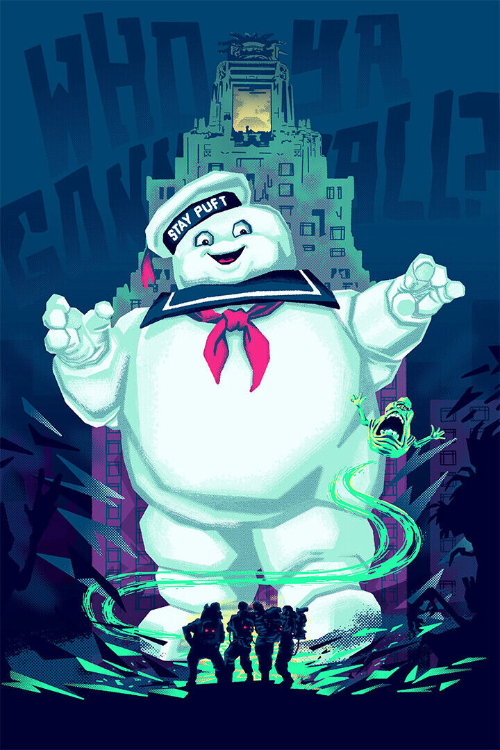 Ghostbusters 2 1989 Movie Ghost Slime Poster Wall Art Print Home Wall Decor - xonomax