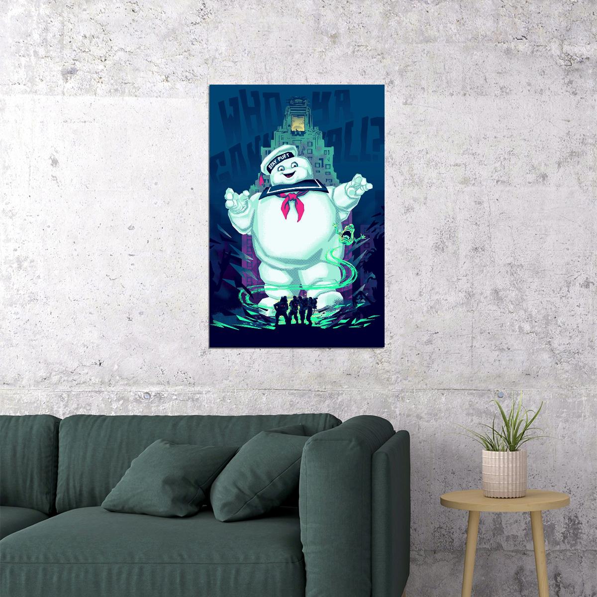 Ghostbusters 2 1989 Movie Ghost Slime Poster Wall Art Print Home Wall Decor - xonomax