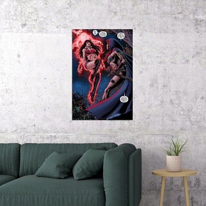 Vampirella And Red Sonja Cover Poster Wall Art Print Home Wall Decor