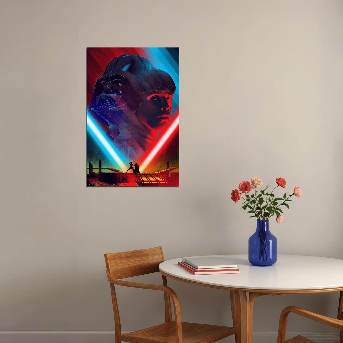 Star Wars The Empire Strikes Back 1980 Movie Poster Wall Art Print Home Wall Decor - xonomax