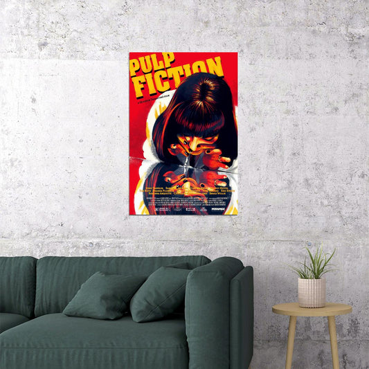 Pulp Fiction Movie Quentin Tarantino 1994 Poster Wall Art Print Home Wall Decor