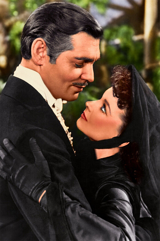 Gone With The Wind Movie Romance Drama Vintage Poster Wall Art Print Home Wall Decor - xonomax