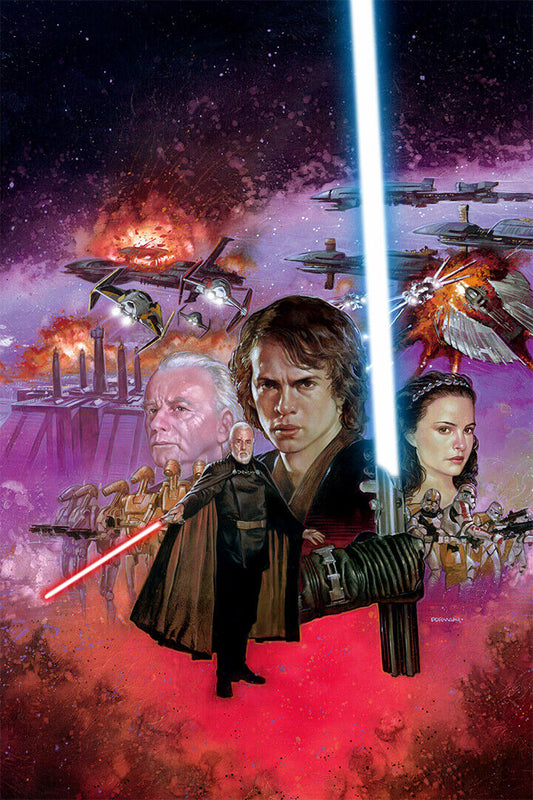 Star Wars Iii Revenge Of The Sith 2005 Movie Poster Wall Art Print Home Wall Decor - xonomax