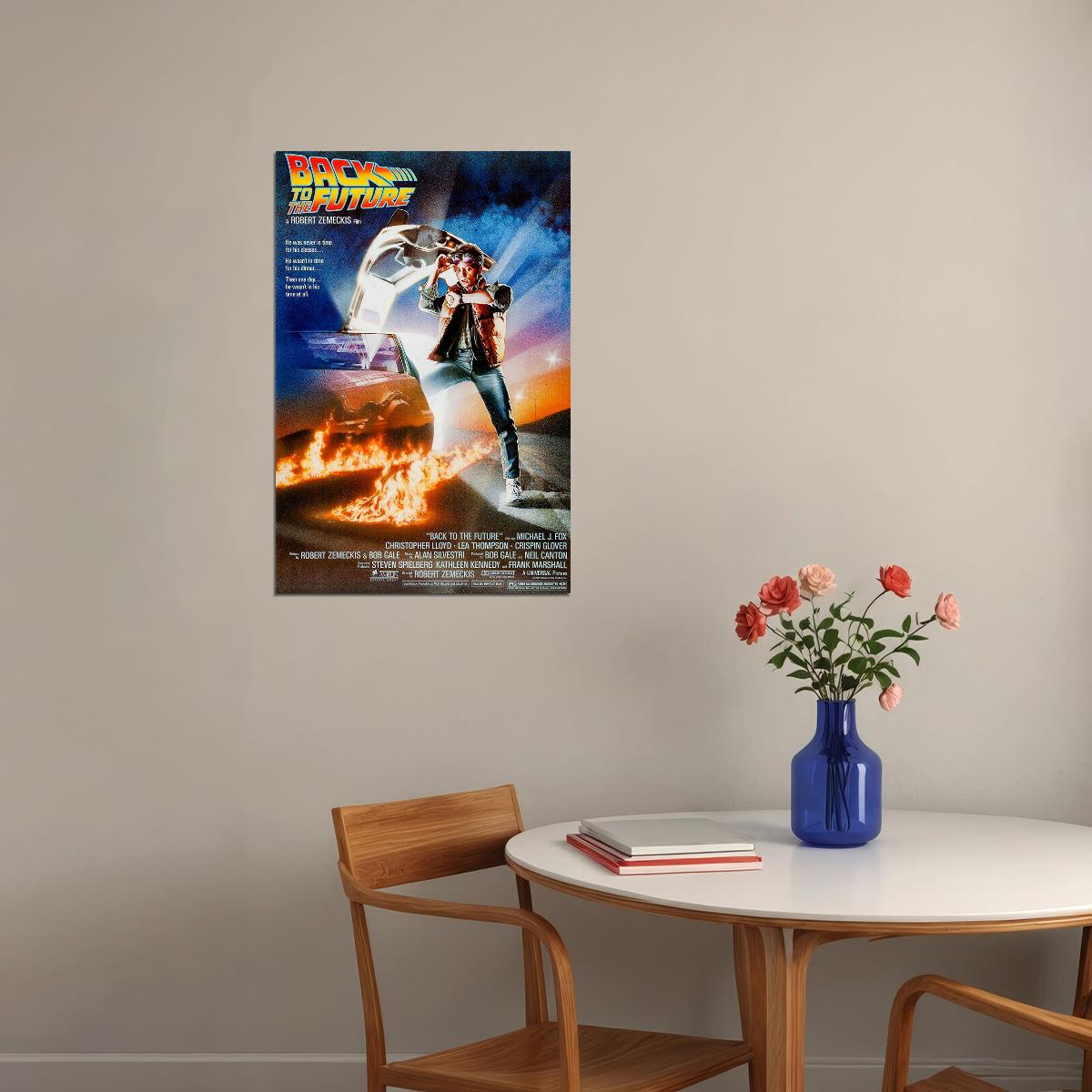 Back To The Future Part 1 Movie Adventure Poster Wall Art Print Home Wall Decor