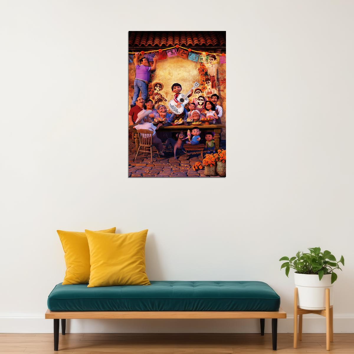 Coco Movie Children Comedy 2017 Poster Wall Art Print Home Wall Decor - xonomax
