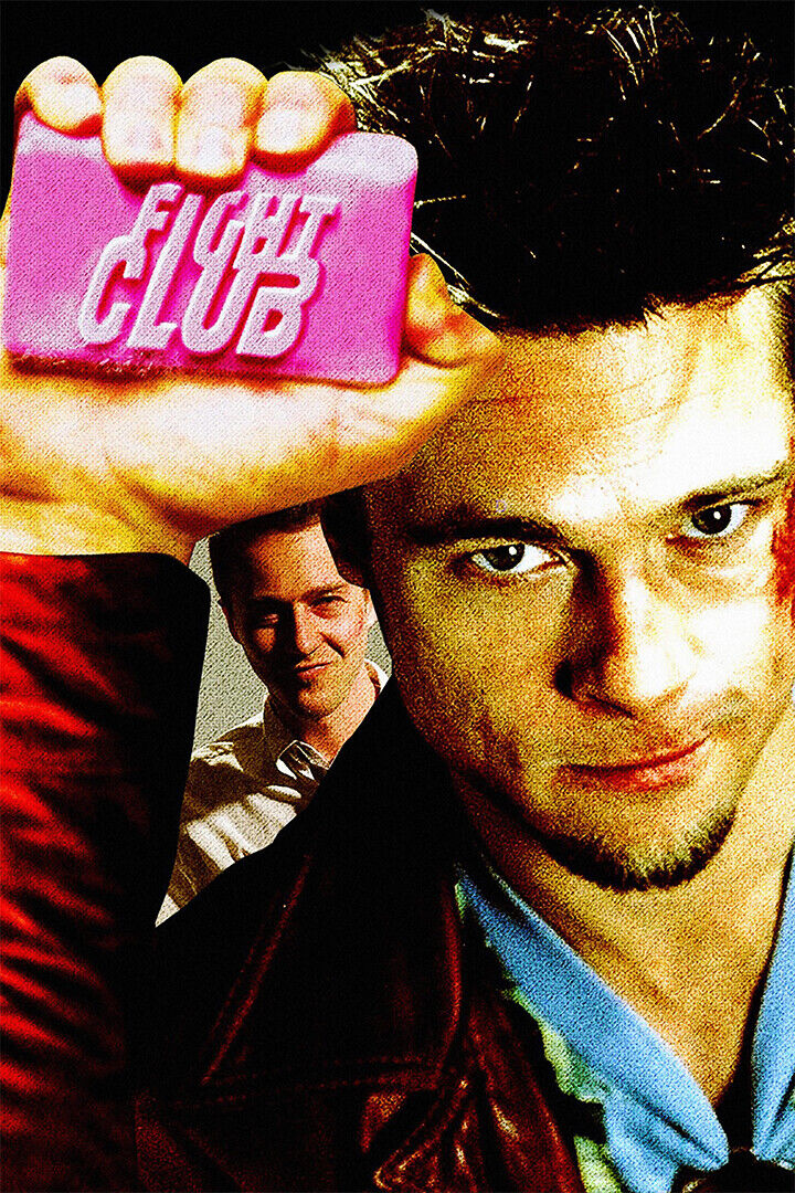 Fight Club Movie Brad Pitt Poster Wall Art Print Home Wall Decor - xonomax