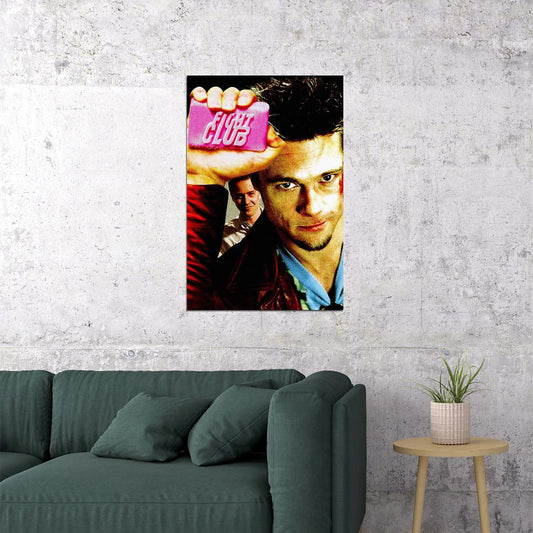 Fight Club Movie Brad Pitt Poster Wall Art Print Home Wall Decor - xonomax