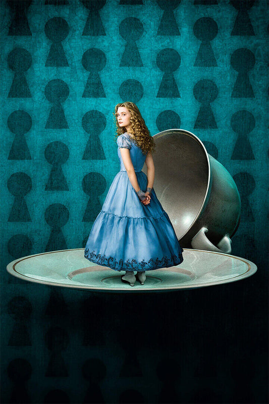 Alice In Wonderland Movie Vintage Cartoon 1951 Poster Wall Art Print Home Wall Decor - xonomax