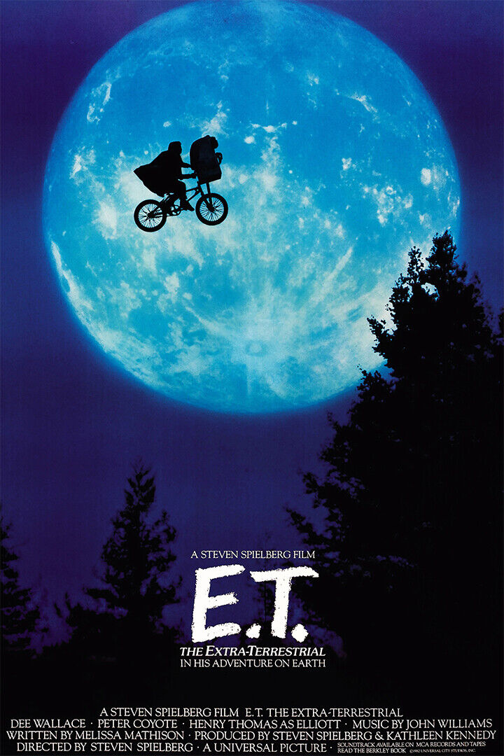 Et The Extra Terrestrial Movie Steven Spielberg Adventure Poster Wall Art Print Home Wall Decor - xonomax