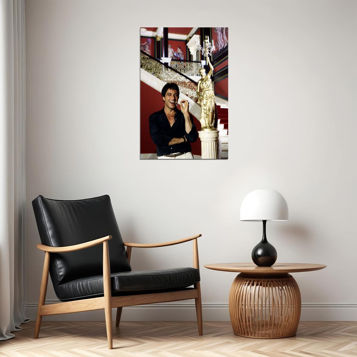 Scarface Movie Crime Drama Al Pacino Poster Wall Art Print Home Wall Decor