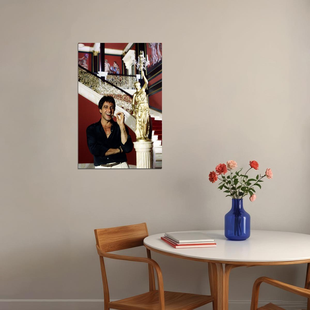 Scarface Movie Crime Drama Al Pacino Poster Wall Art Print Home Wall Decor
