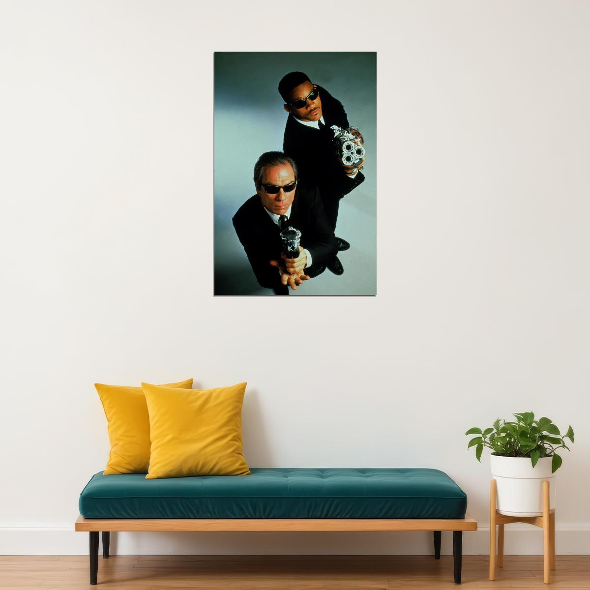 Neon Mib Men In Black Movie Poster Wall Art Print Home Wall Decor - xonomax
