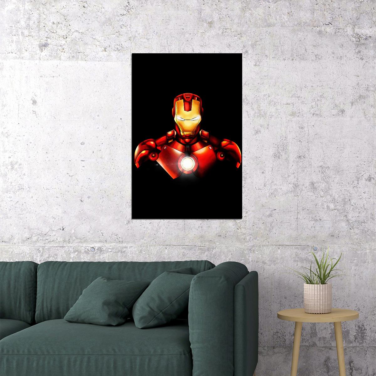 Iron Man Studios Avengers Movie Poster Wall Art Print Home Wall Decor - xonomax