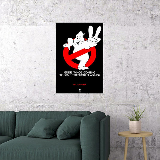 Ghostbusters 2 1989 Movie Statue Of Liberty Vintage Poster Wall Art Print Home Wall Decor - xonomax