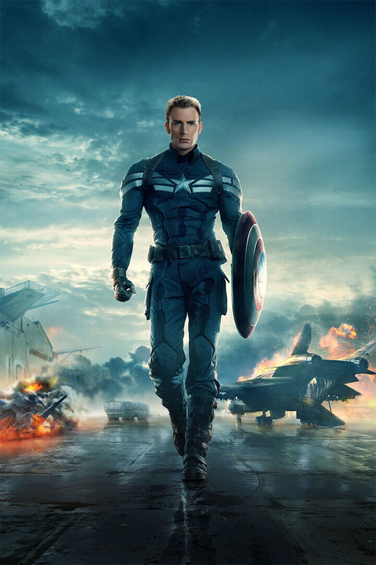 Captain America The Winter Soldier Movie Adventure Poster Wall Art Print Home Wall Decor - xonomax