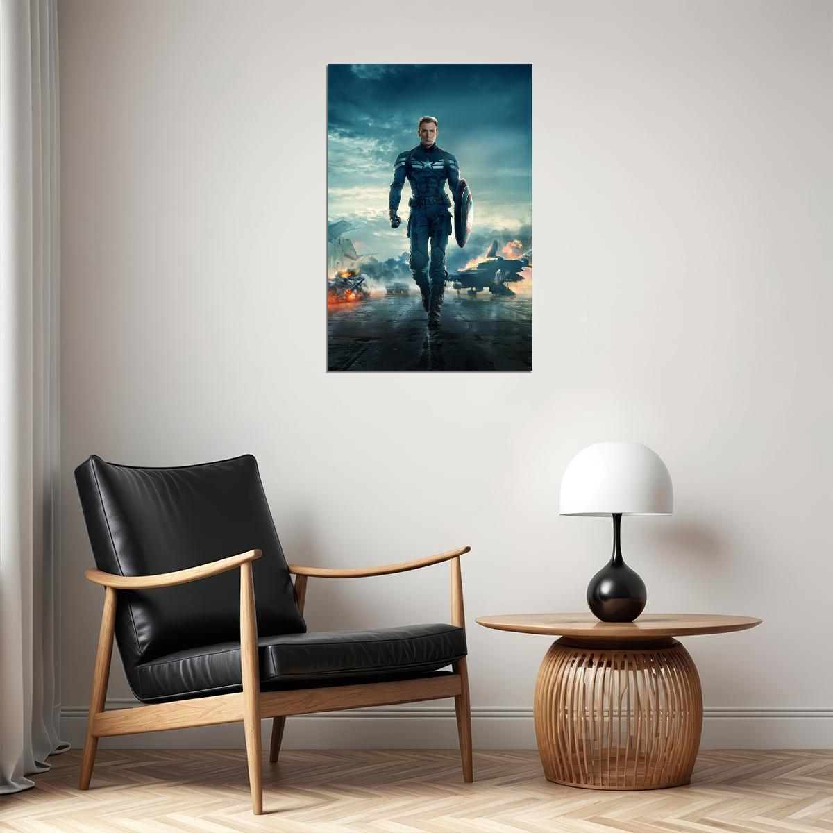Captain America The Winter Soldier Movie Adventure Poster Wall Art Print Home Wall Decor - xonomax