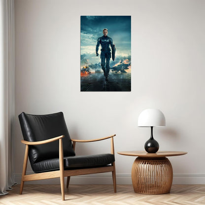 Captain America The Winter Soldier Movie Adventure Poster Wall Art Print Home Wall Decor - xonomax