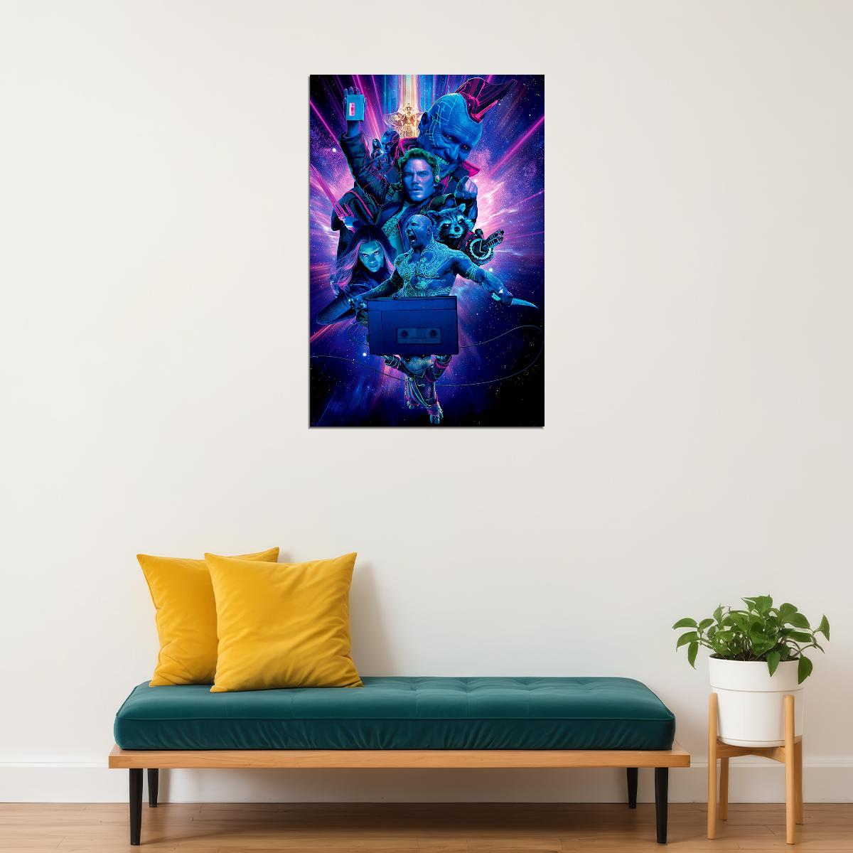 Guardians Of The Galaxy Vol 2 Avengers Movie Action Poster Wall Art Print Home Wall Decor - xonomax