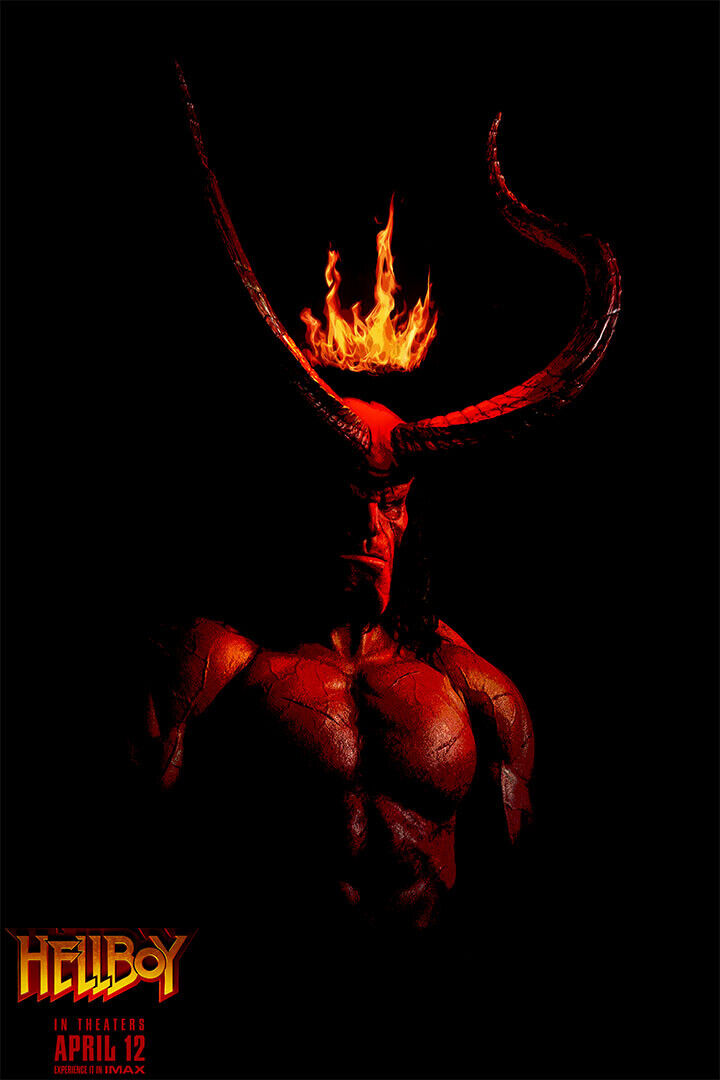 Hellboy Action Fantasy Adventure Movie Poster Wall Art Print Home Wall Decor - xonomax