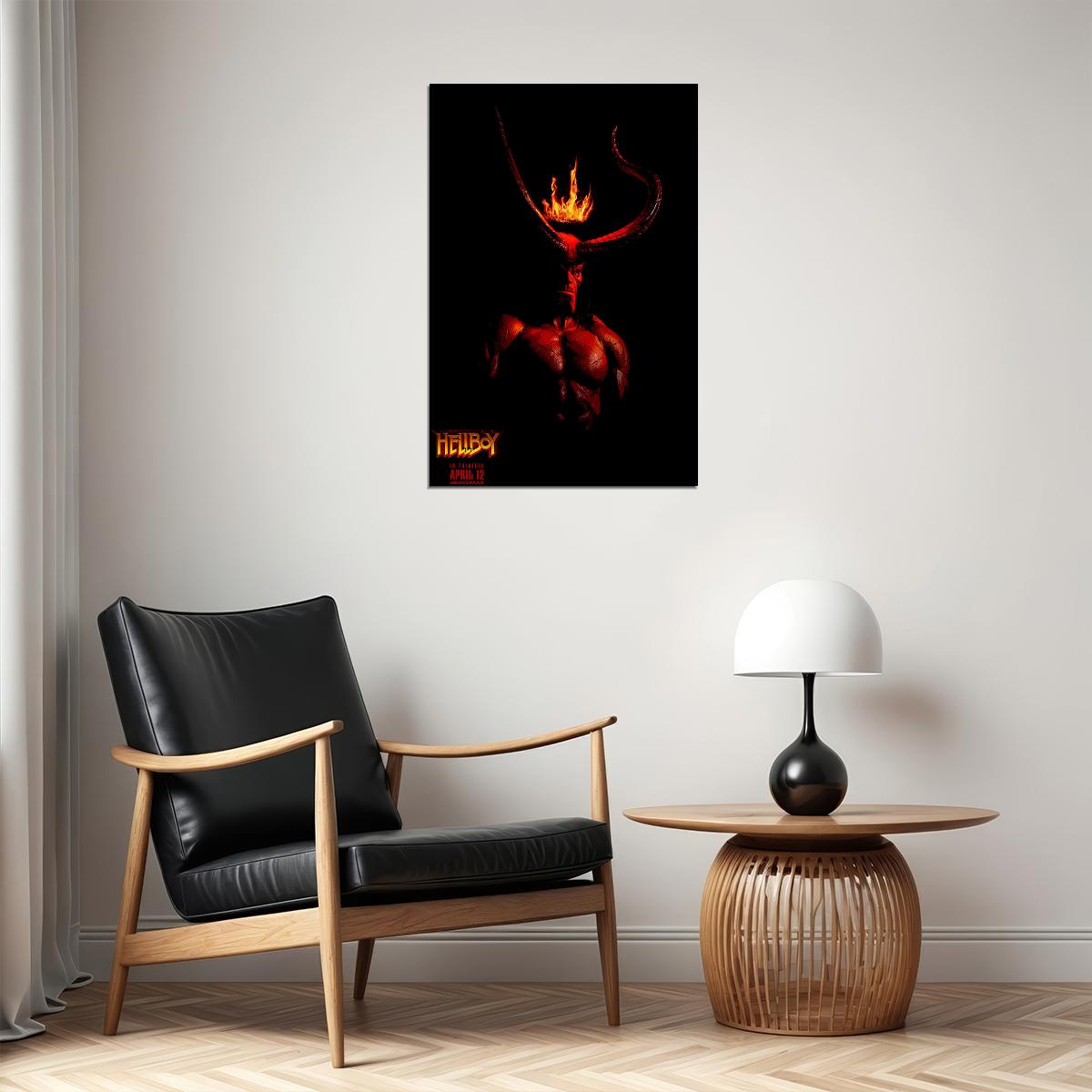 Hellboy Action Fantasy Adventure Movie Poster Wall Art Print Home Wall Decor - xonomax