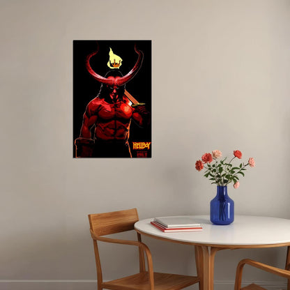 Hellboy Action Fantasy Poster Wall Art Print Home Wall Decor - xonomax
