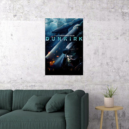 Dunkirk Drama Adventure Poster Wall Art Print Home Wall Decor - xonomax