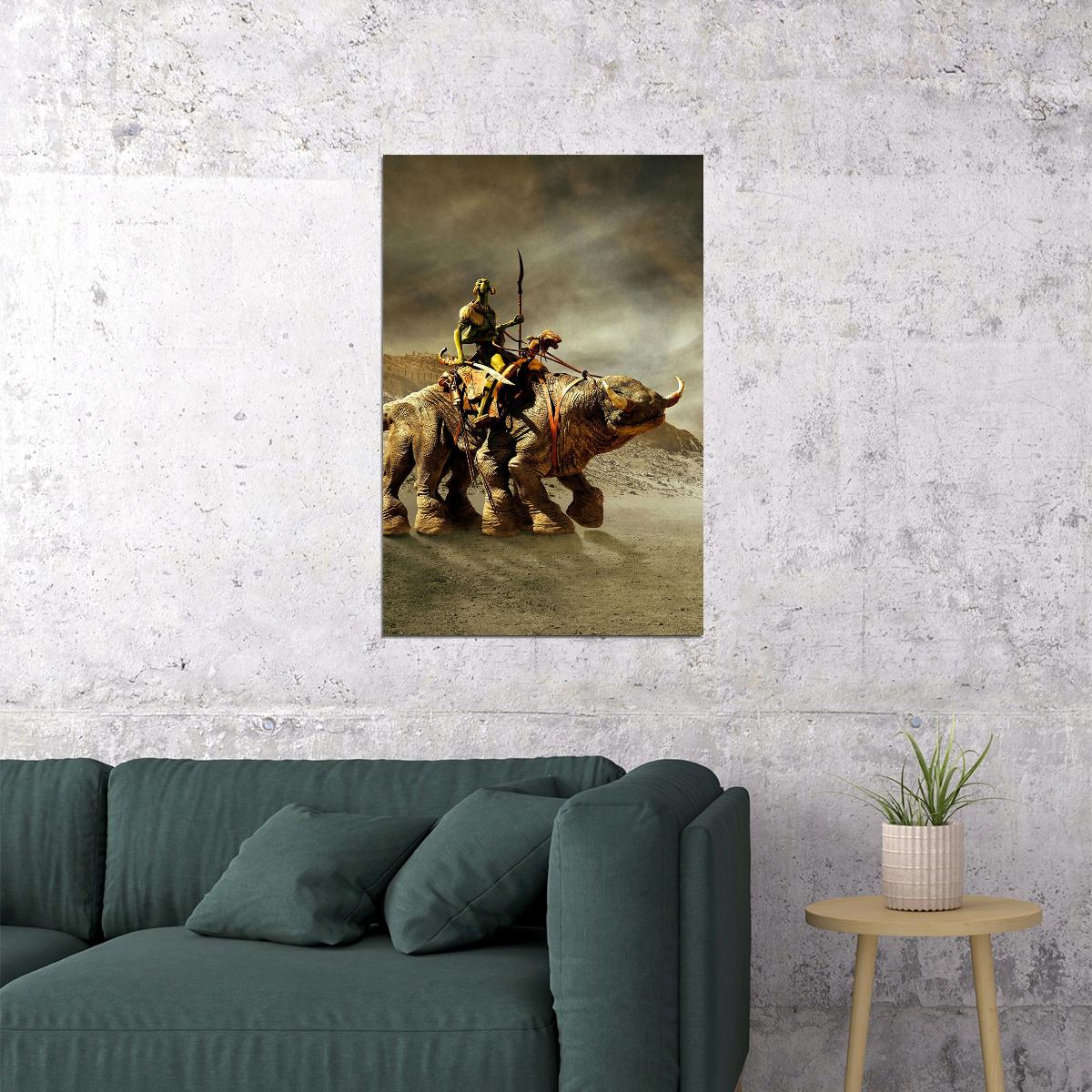 John Carter Of Mars Action Movie Poster Wall Art Print Home Wall Decor