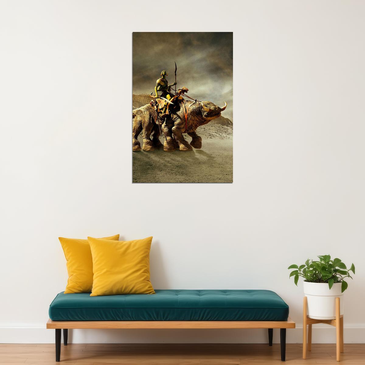 John Carter Of Mars Action Movie Poster Wall Art Print Home Wall Decor