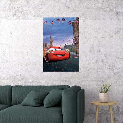 Cars 2 Car Action Fantasy Movie Poster Wall Art Print Home Wall Decor - xonomax